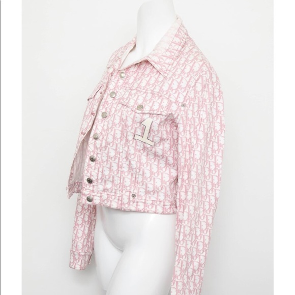 VTG Christian Dior Pink and White Trotter Jacket - Picture 5 of 7
